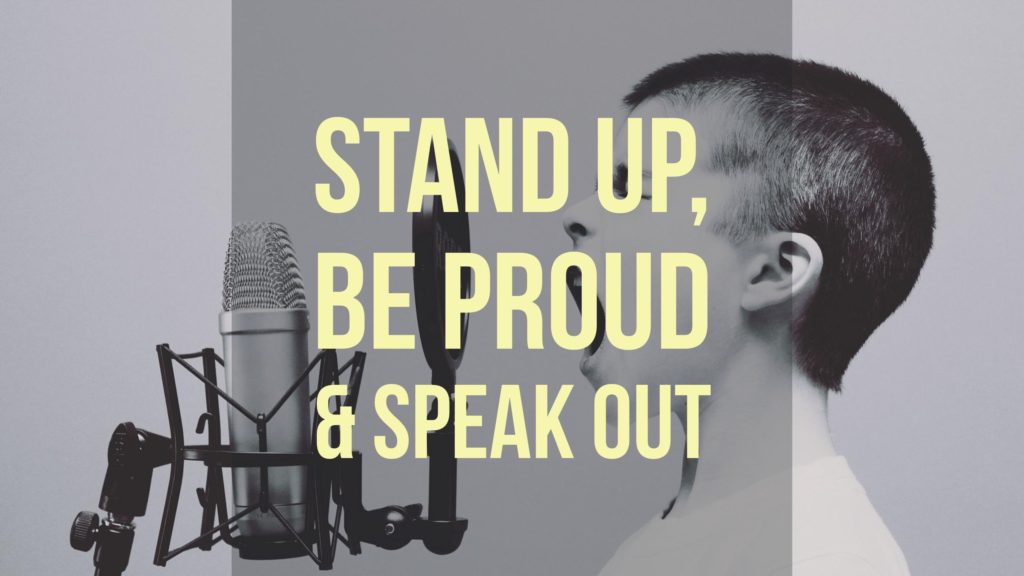 Stand Up, Be Proud & Speak Out - Ranford Neo